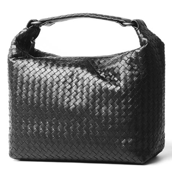 BOTTEGA VENETA ボッテガヴェネタ バッグ コピー レザーショルダーバッグ 181347 vq130 1000 イントレチャート レディース ブラック